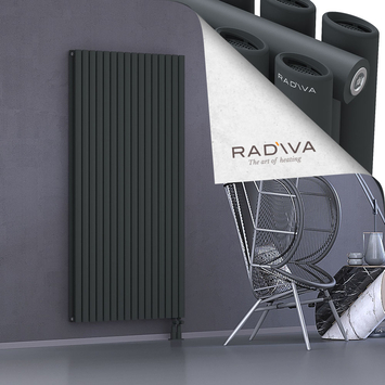 Tano Radiateur En Aluminium 1800x920 Anthracite Foncé Bas à droite 50mm