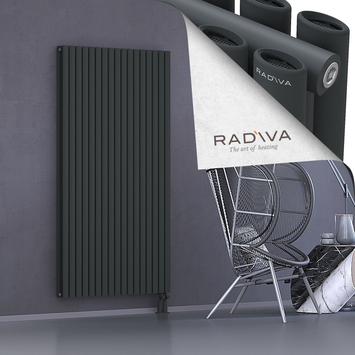 Tano Radiateur En Aluminium 1800x978 Anthracite Foncé Bas à droite 50mm