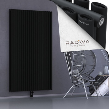 Tano Radiateur En Aluminium 1900x1210 Noir Bas Milieu 50mm
