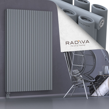Tano Radiateur En Aluminium 1900x1326 Gris Bas à gauche 50mm