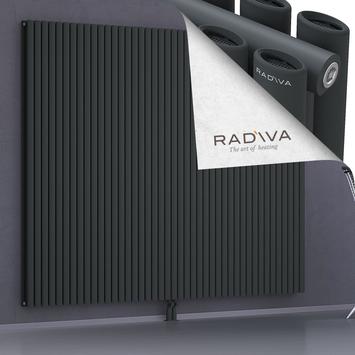Tano Radiateur En Aluminium 1900x2486 Anthracite Foncé Bas Milieu 50mm