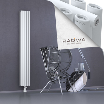 Tano Radiateur En Aluminium 1900x282 Blanc Bas Milieu 50mm