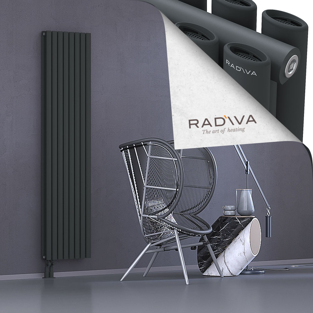 Tano Radiateur En Aluminium 1900x456 Anthracite Foncé - 4