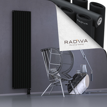 Tano Radiateur En Aluminium 1900x514 Noir Bas à droite 50mm