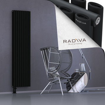 Tano Radiateur En Aluminium 1900x514 Noir Bas à gauche 50mm