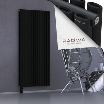 Tano Radiateur En Aluminium 1900x920 Noir Bas à gauche 50mm