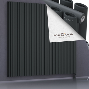 Tano Radiateur En Aluminium 2000x2428 Anthracite Foncé Bas à droite 50mm