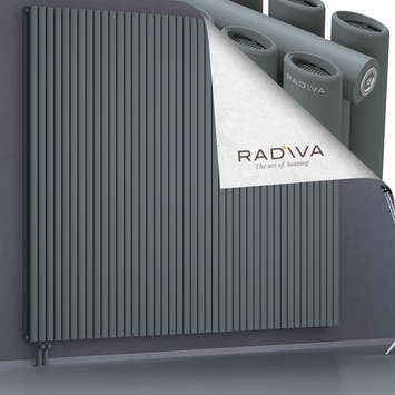 Tano Radiateur En Aluminium 2000x2486 Anthracite Bas à gauche 50mm