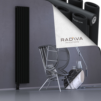 Tano Radiateur En Aluminium 2000x398 Noir Bas à gauche 50mm
