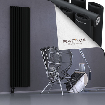 Tano Radiateur En Aluminium 2000x572 Noir Bas à gauche 50mm
