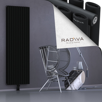 Tano Radiateur En Aluminium 2000x688 Noir Bas Milieu 50mm