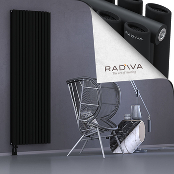 Tano Radiateur En Aluminium 2000x688 Noir Bas à gauche 50mm
