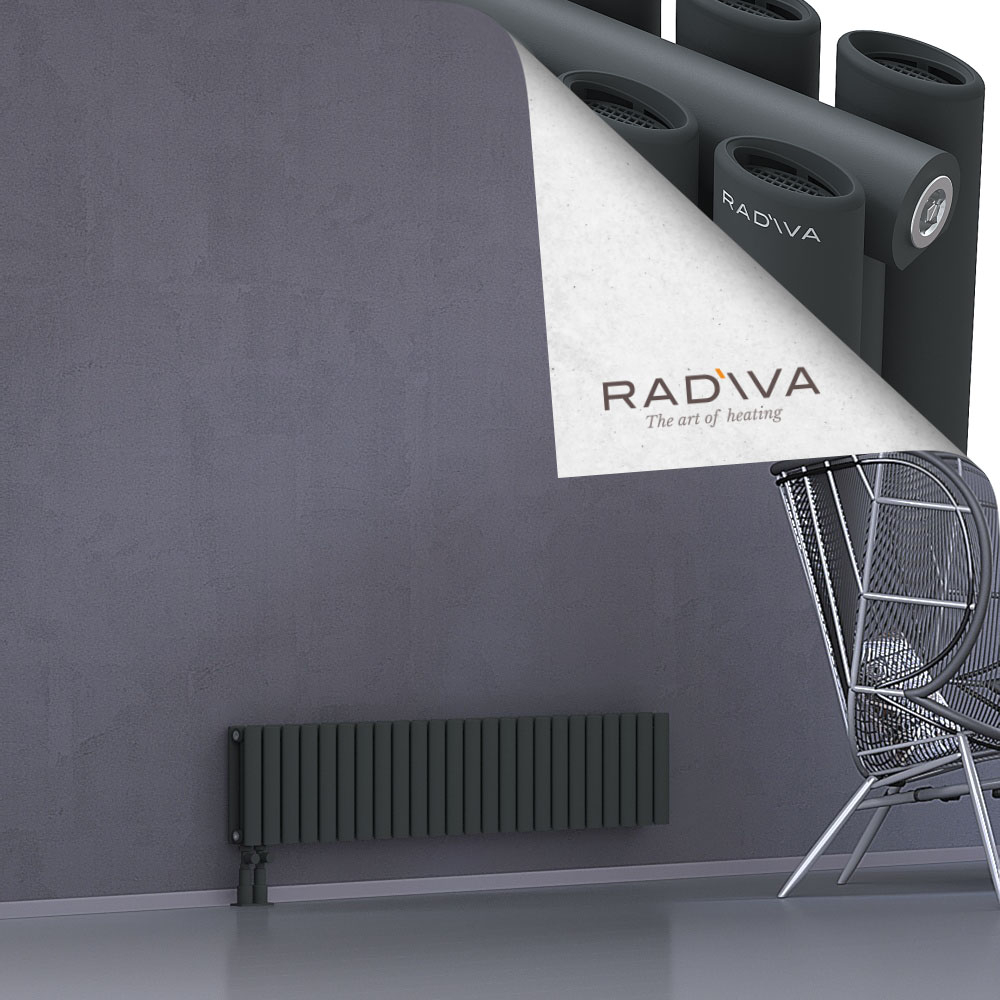 Tano Radiateur En Aluminium 300x1384 Anthracite Foncé - 4