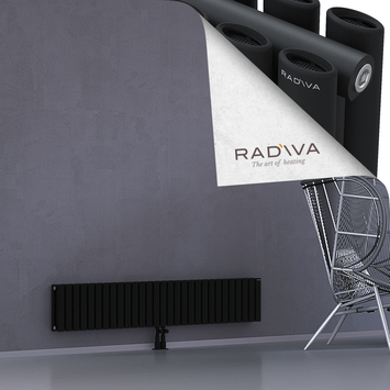 Tano Radiateur En Aluminium 300x1674 Noir Bas Milieu 50mm