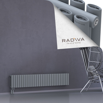 Tano Radiateur En Aluminium 300x1790 Gris Bas à gauche 50mm