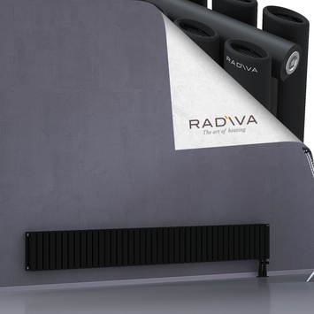 Tano Radiateur En Aluminium 300x2428 Noir Bas à droite 50mm