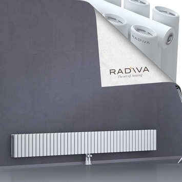 Tano Radiateur En Aluminium 300x2486 Blanc Bas Milieu 50mm