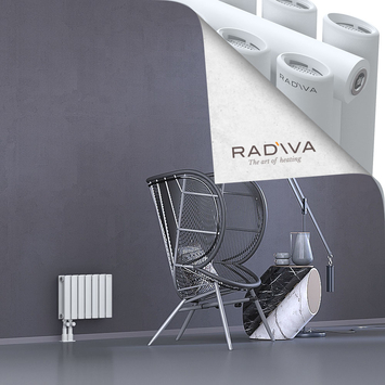 Tano Radiateur En Aluminium 300x398 Blanc Bas à gauche 50mm