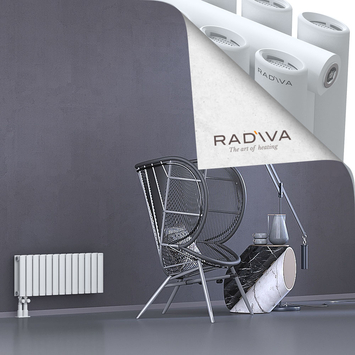 Tano Radiateur En Aluminium 300x746 Blanc Bas à gauche 50mm