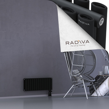 Tano Radiateur En Aluminium 300x804 Noir Bas à droite 50mm