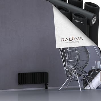 Tano Radiateur En Aluminium 300x920 Noir Bas à droite 50mm