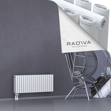 Tano Radiateur En Aluminium 400x1094 Blanc Bas à gauche 50mm
