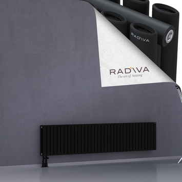 Tano Radiateur En Aluminium 400x2022 Noir Bas à gauche 50mm
