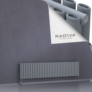 Tano Radiateur En Aluminium 400x2080 Gris Bas à gauche 50mm