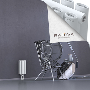 Tano Radiateur En Aluminium 400x224 Blanc Bas Milieu 50mm