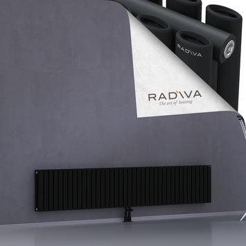 Tano Radiateur En Aluminium 400x2254 Noir Bas Milieu 50mm