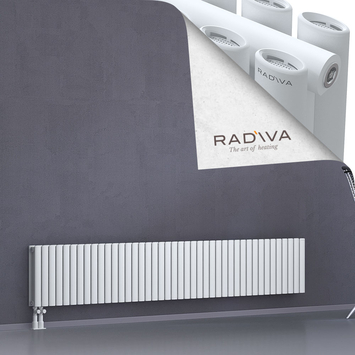 Tano Radiateur En Aluminium 400x2428 Blanc Bas à gauche 50mm