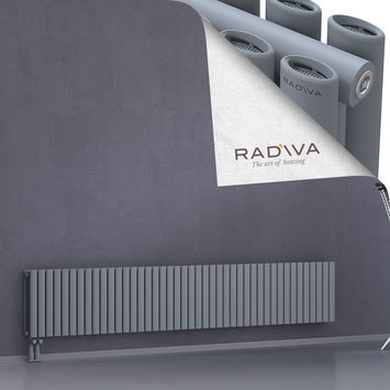 Tano Radiateur En Aluminium 400x2486 Gris Bas à gauche 50mm