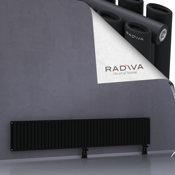 Tano Radiateur En Aluminium 400x2486 Noir Bas Milieu 50mm