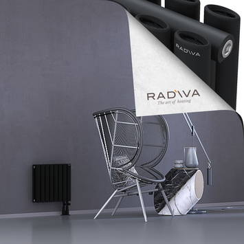 Tano Radiateur En Aluminium 400x456 Noir Bas à droite 50mm