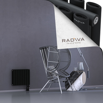 Tano Radiateur En Aluminium 400x514 Noir Bas à droite 50mm