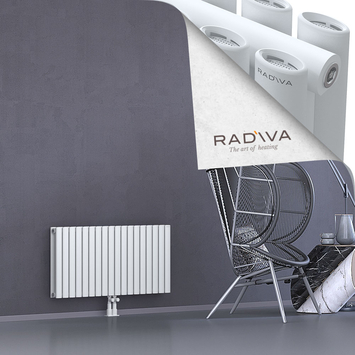 Tano Radiateur En Aluminium 500x1036 Blanc Bas Milieu 50mm