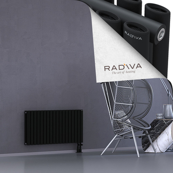 Tano Radiateur En Aluminium 500x1036 Noir Bas à droite 50mm