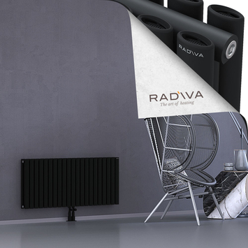 Tano Radiateur En Aluminium 500x1210 Noir Bas Milieu 50mm