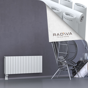Tano Radiateur En Aluminium 500x1326 Blanc Bas à gauche 50mm