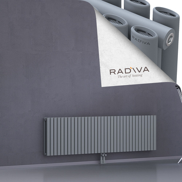Tano Radiateur En Aluminium 500x1964 Gris Bas Milieu 50mm
