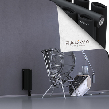 Tano Radiateur En Aluminium 500x224 Noir Bas à droite 50mm