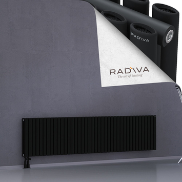 Tano Radiateur En Aluminium 500x2312 Noir Bas à gauche 50mm