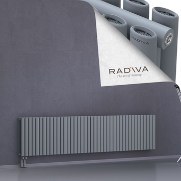 Tano Radiateur En Aluminium 500x2370 Gris Bas à gauche 50mm