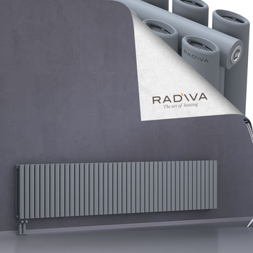 Tano Radiateur En Aluminium 500x2486 Gris Bas à gauche 50mm