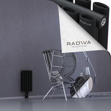 Tano Radiateur En Aluminium 500x282 Noir Bas Milieu 50mm
