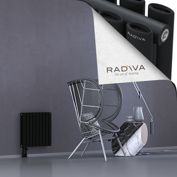Tano Radiateur En Aluminium 500x514 Noir Bas à gauche 50mm