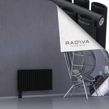 Tano Radiateur En Aluminium 500x978 Noir Bas à gauche 50mm