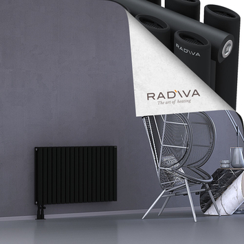 Tano Radiateur En Aluminium 600x1036 Noir Bas à gauche 50mm