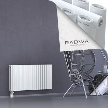 Tano Radiateur En Aluminium 600x1210 Blanc Bas à gauche 50mm