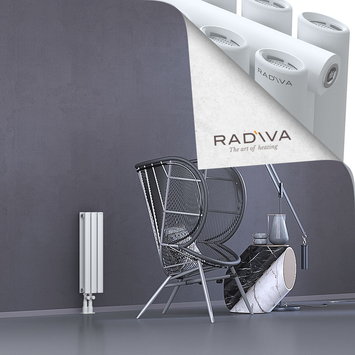 Tano Radiateur En Aluminium 600x166 Blanc Bas à gauche 50mm